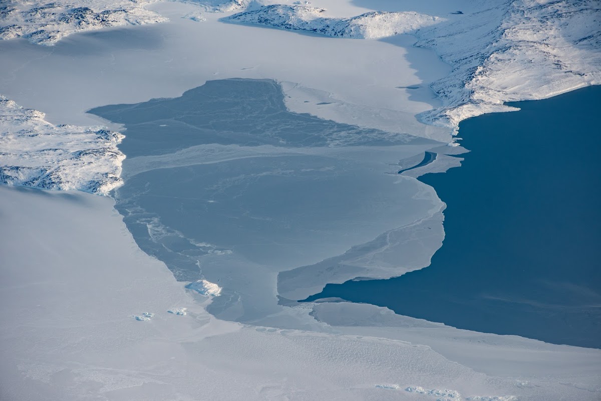 sea-ice Greenland fjord