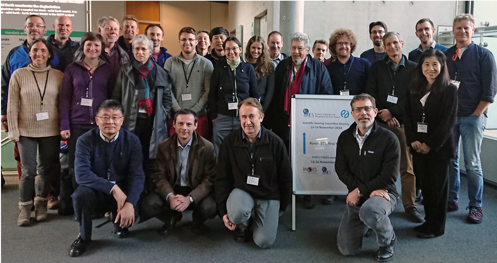 Participants at the first Tipping Points Integrative Activity workshop, held in conjunction with AIMES, in Hamburg, Germany.