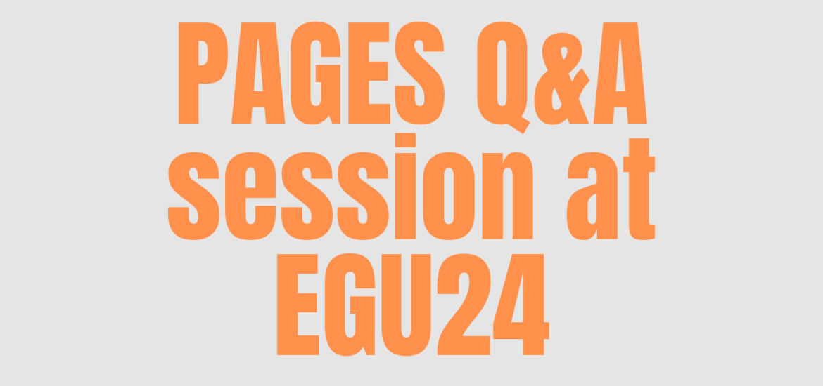 PAGES Q&A session at EGU24